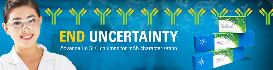 AdvanceBio SEC columns for mAb characterization