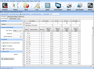 取り込みパラメータ