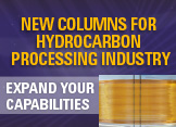 NEW COLUMNS FOR HYDROCARBON PROCESSING INDUSTRY